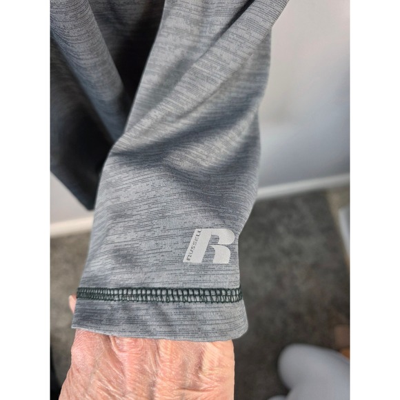 Russell Athletic Miami Hurricanes Mens 3XL Quarter Zip Pullover Long Sleeve/A226 - Picture 4 of 6